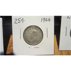 1944 Canada 25 Cent