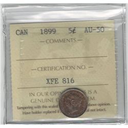 1899 Canada 5 Cent