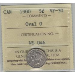 1900 Canada 5 Cent