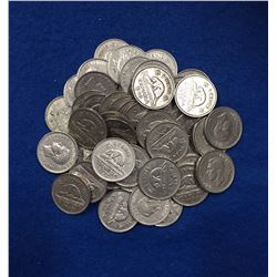 1937 to 1942 Canada 5 Cent Roll