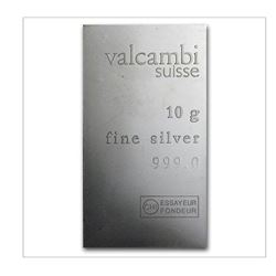 10 Gram Silver Bar