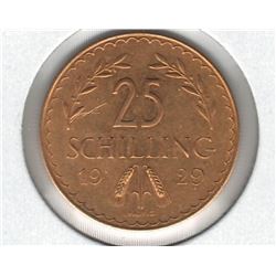 1929 Australia 25 Shilling Gold