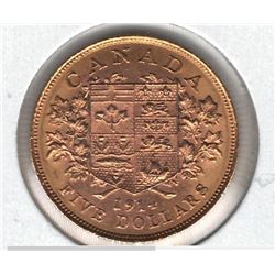 1914 Canada $5 Gold