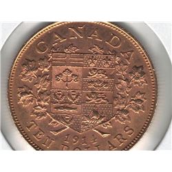 1914 Canada $10 Gold