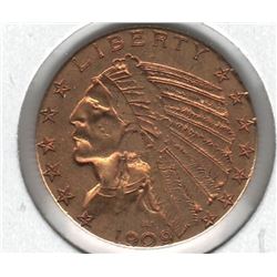 1909 USA $5 Gold