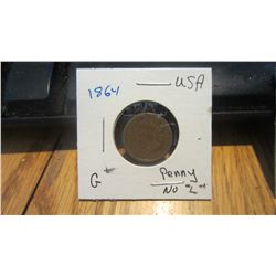 Set of 2 USA 1 Cent