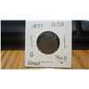 Image 1 : 1871 USA 1 Cent (RARE)