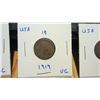 Image 35 : Set of 24 USA 1 Cent