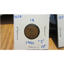 Set of 45 USA 1 Cent