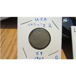 Set of 15 USA 5 Cent