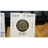 Image 4 : Set of 15 USA 5 Cent