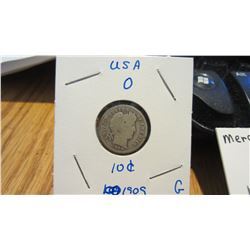 Set of 18 USA 10 Cent