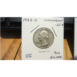 Set of 4 USA 25 Cent
