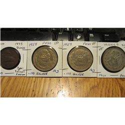 Set of 4 Coins Mexico