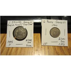 Set of 2 Great Britain Coins