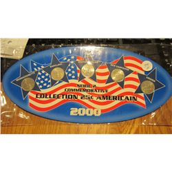 Commemorative USA 25 Cent Coin Set