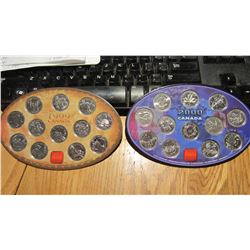 Set of Millenium 25 Cent Set