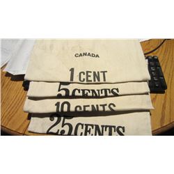 Set of 4 Coinage Bags