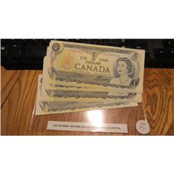 Set of 8 $1 Notes