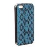 Image 2 : MCM Blue Snakeskin Leather Flap iPhone 5 Case