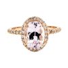 Image 1 : 2.31 ctw Morganite and Diamond Ring - 14KT Rose Gold