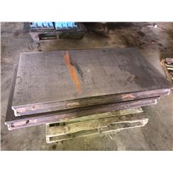 (2) 32" x 60" x 5" Thick Steel Layout Plates