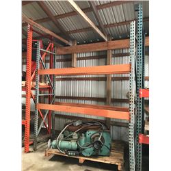 (1) Section Pallet Racking 9' Tall x 7'4" Long x 24" Deep