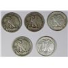 Image 2 : WALKING LIBERTY HALF DOLLAR LOT: