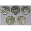 Image 2 : WALKING LIBERTY HALF DOLLAR LOT: