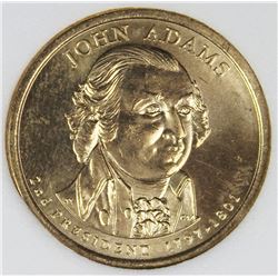 2007 JOHN ADAMS MINT ERROR DOLLAR