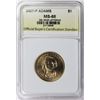 Image 3 : 2007 JOHN ADAMS MINT ERROR DOLLAR