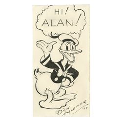 Original Donald Duck Drawing by Dick Huemer.
