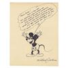 Image 1 : Original Mickey Mouse Drawing by Wilfred Jackson.