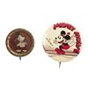 Image 1 : Pair of Vintage Mickey Mouse Buttons.