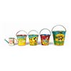 Image 3 : Set of (12) Vintage Disney Tin Pails & Watering Can.