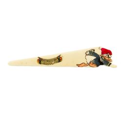 Donald Duck Celluloid Letter Opener.