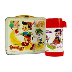 Pinocchio Metal Lunchbox with Thermos.