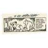 Image 1 : Pinocchio Parody Comic Strip Signed by Mike Peters.