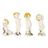 Image 1 : Set of (4) Vernon Kilns Fantasia Cherub Figurines.