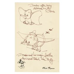 Original Dumbo Drawings By Herb Ryman.