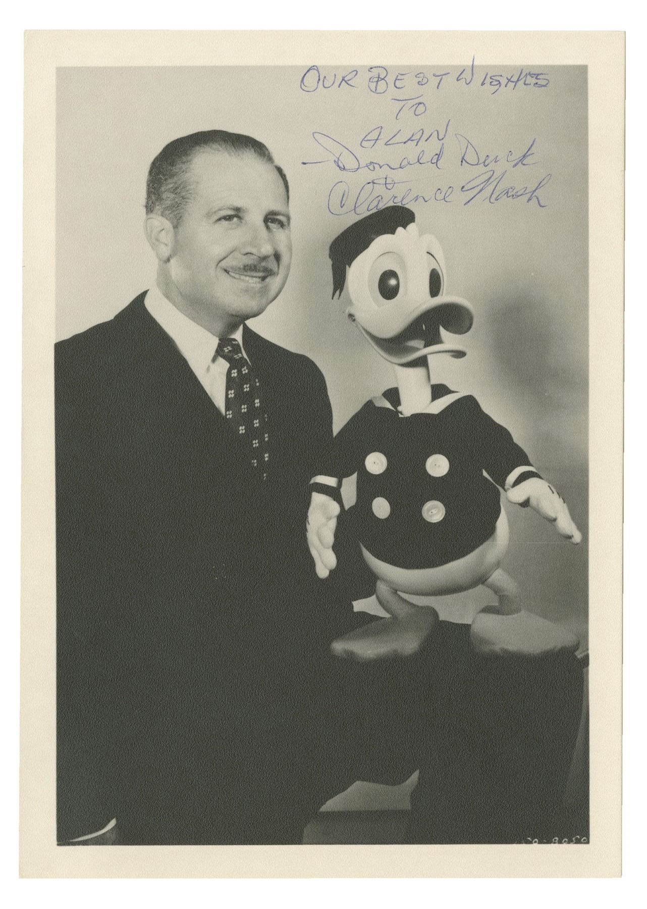 Clarence Nash Donald Duck Signed Photo clarence-nash-donald-duck-signed-photo