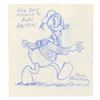 Image 1 : Original Donald Duck Drawing by Jack Bradbury.