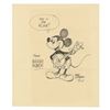 Image 1 : Original Mickey Mouse Drawing by Ward Kimball.