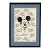 Image 1 : Mickey Drawing with Walt Signatures by Manuel Gonzales.