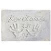 Image 1 : Ken O'Connor Cement Handprint & Signature.