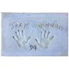 Image 1 : Jack Hannah Cement Handprint & Signature.