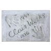 Image 1 : Clair Weeks Cement Handprint & Signature.