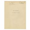 Image 1 : Set of Script Pages for Unproduced Walt Disney Short.