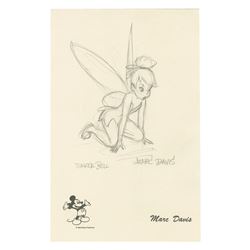 Original Tinker Bell Drawing by Marc Davis.