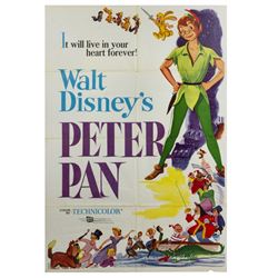 Peter Pan Re-Release Movie Poster.